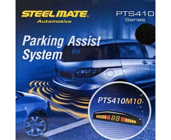 Купить Парктроник  Steel  Mate   PTS410 M10  (черный, белый , серебро), изображение 4 в интернет магазине Пандора трейд Сибирь
